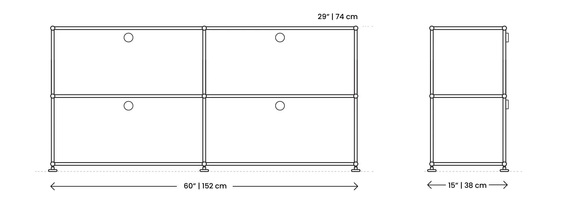 Dimensions Haller Sideboard E2 Desktop