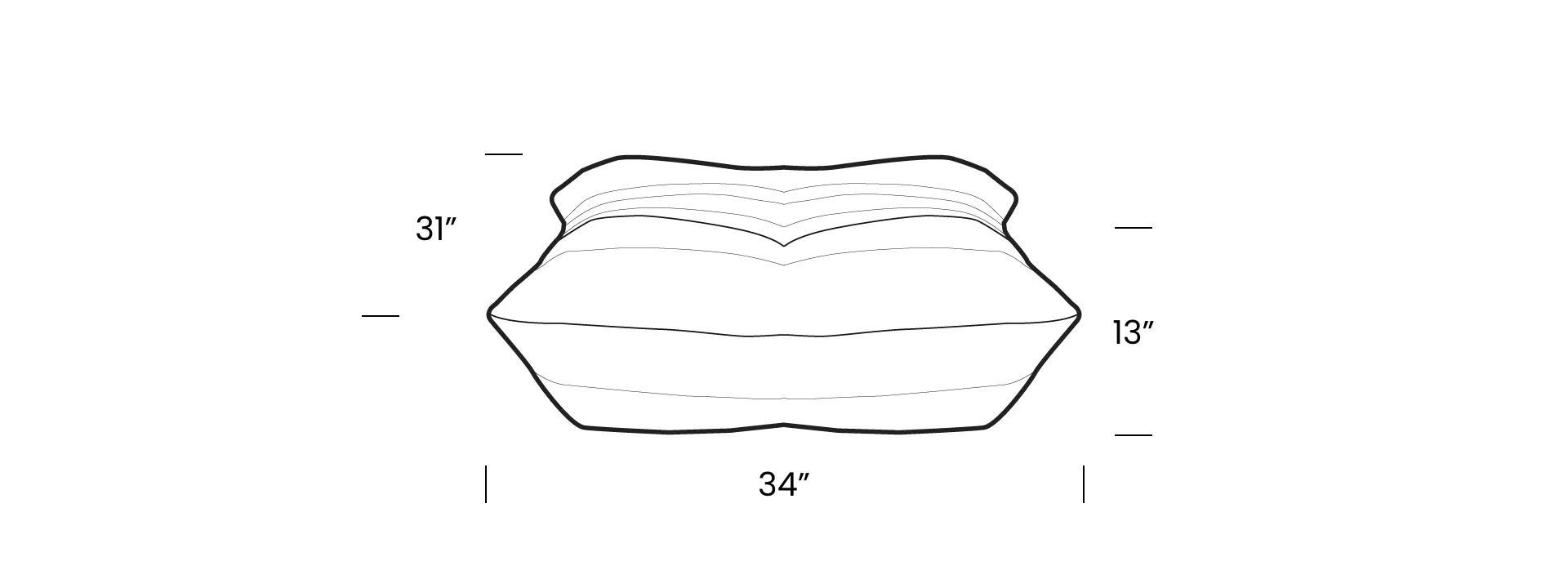 Togo Ottoman Desktop Dimensions