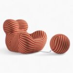 Up 50 Armchair and Ottoman Replica by Gaetano Pesce for B&B Italia