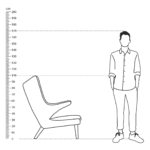 Papa Bear Chair and Ottoman Replica by Hans J. Wegner for Fredericia Furniture - Image 6