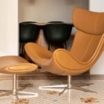 Imola Lounge Chair with Footstool Replica by Henrik Pedersen for BoConcept - Image 4