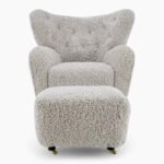 The Tired Man Lounge Chair and Ottoman Replica by Flemming Lassen for Audo Copenhagen - Image 7