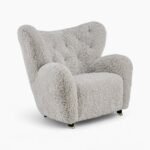 The Tired Man Lounge Chair and Ottoman Replica by Flemming Lassen for Audo Copenhagen - Image 2