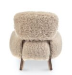 Yeti Sheepskin Armchair and Ottoman Replica by Timothy Oulton for RH - Image 5