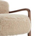 Yeti Sheepskin Armchair and Ottoman Replica by Timothy Oulton for RH - Image 6